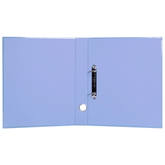 Liderpapel Carpeta de 2 Anillas 25 mm A4 Forrada Celeste con Ollao y Tarjetero 4