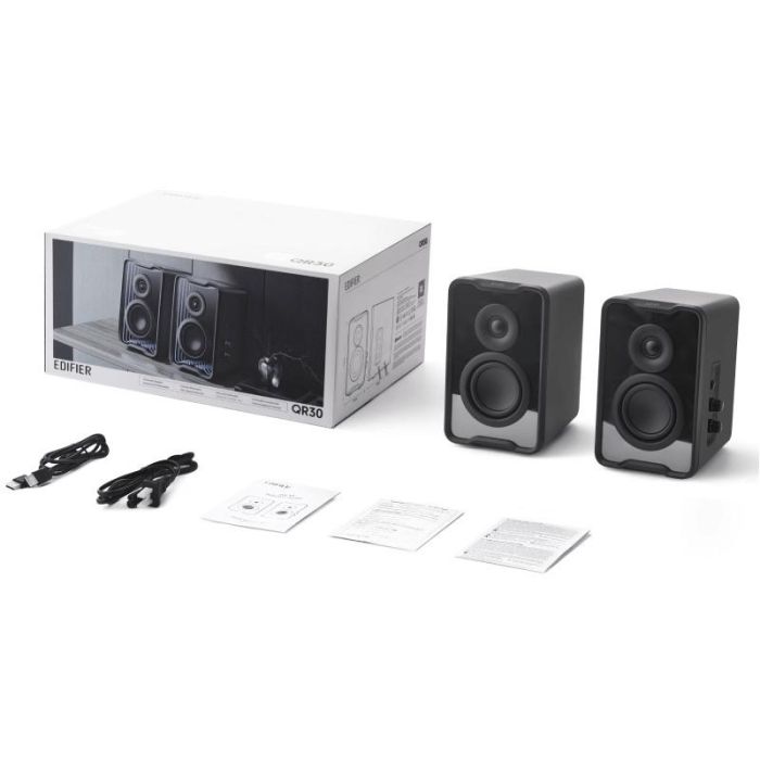 Edifier QR30 Desktoplautsprecher schwarz Bluetooth.RGB retail 5