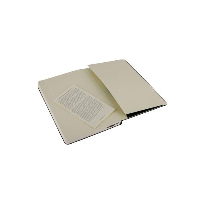 Cuaderno Moleskine Clasico Tapa Dura 13X21 240H 70Gr. Lisa Con Goma Negra 3