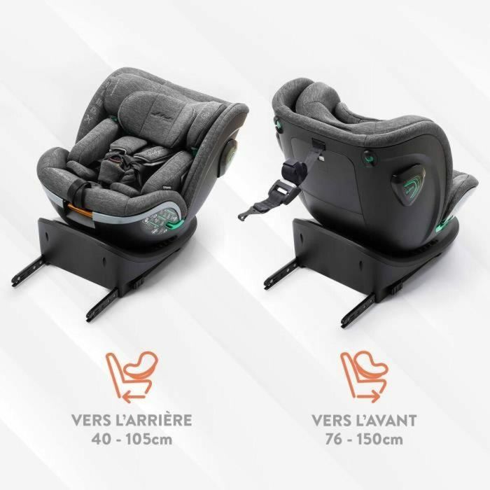 Babyauto BAB8435593701539 Silla de Coche Xperta Grey Dobby I-Size ISOFIX Giratoria 360° Recién Nacido hasta 12 años (0-36 kg) ECE R129 4 Babyauto BAB8435593701539 Silla de Coche Xperta Grey Dobby I-Size ISOFIX Giratoria 360° Recién Nacido hasta 12 años (0-36 kg) ECE R129 4