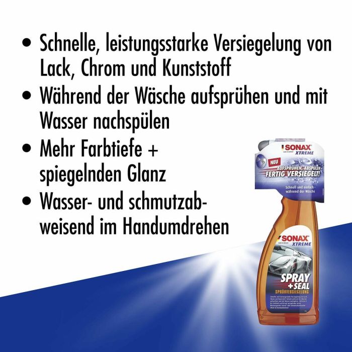 Sonax SX02434000 Xtreme Spray & Seal Sellador y Protector de Pintura para Coche, Brillo Intenso y Duración, Aplicación Rápida 5 Minutos 2 Sonax SX02434000 Xtreme Spray & Seal Sellador y Protector de Pintura para Coche, Brillo Intenso y Duración, Aplicación Rápida 5 Minutos 2