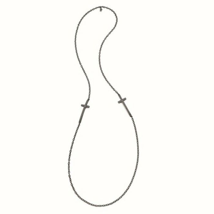 Collar Mujer Folli Follie 3N14T020KK_Plata Negra 90 cm Collar Mujer Folli Follie 3N14T020KK_Plata Negra 90 cm