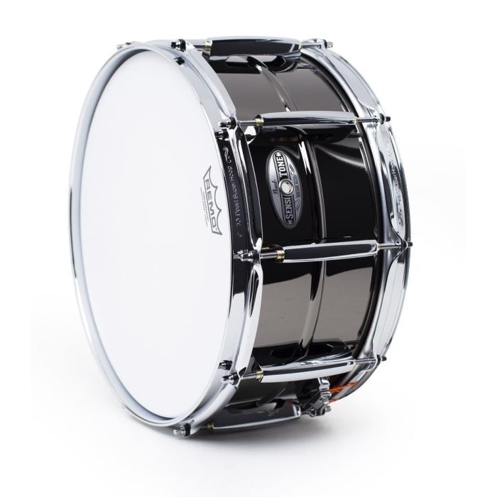 Caja 14 X 6,5" Sensitone Brass (1 Mm) - Black Chrome 4