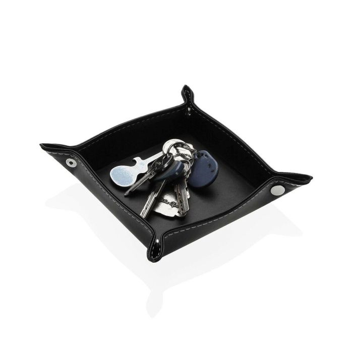 Vaciabolsillos Versa Negro 13 x 3,3 x 13 cm 1 Vaciabolsillos Versa Negro 13 x 3,3 x 13 cm 1