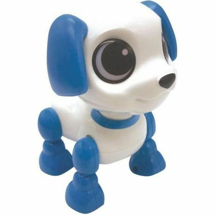 Power Puppy Mini - Perro robot con efectos de luz y sonido, control de clic manual, repetición