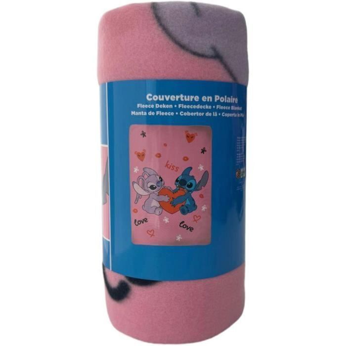 Manta Stitch 25 x 7 x 13 cm Azul Rosa Animales 4