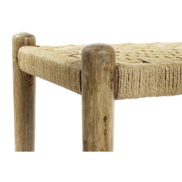 Banqueta DKD Home Decor 145 x 55 x 49 cm Natural Marrón Cuerda Madera de mango 3 Banqueta DKD Home Decor 145 x 55 x 49 cm Natural Marrón Cuerda Madera de mango 3