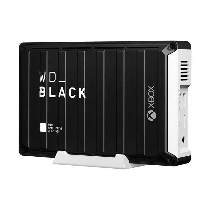 WD_BLACK D10 Disco Duro Externo para Xbox One - 12TB, Almacenamiento para Juegos, USB 3.2 Gen 1, 7200 RPM, Incluye 1 Mes Xbox Game Pass Ultimate