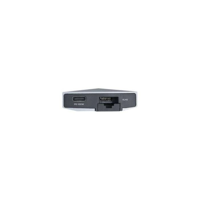 Aisens Dock Station USB-C 8 en 1 con HDMI, RJ45, 3 USB, PD 100W, lectores SD y Micro SD - Gris 4
