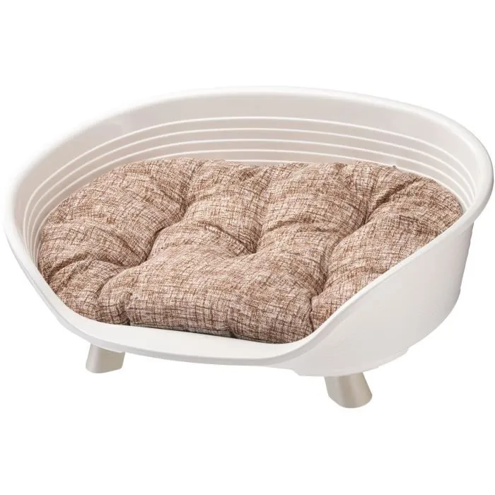 Ferplast Cesta TRONO 6 con cojín relax - Blanco 4
