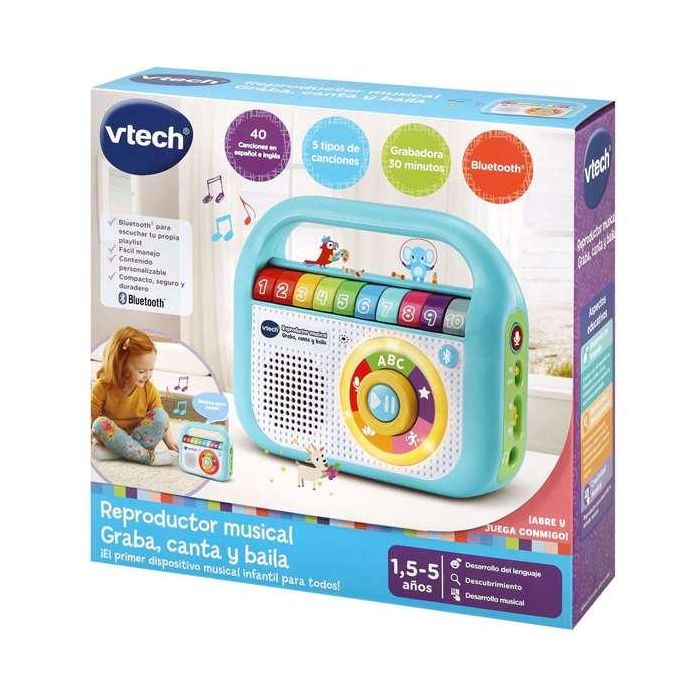Reproductor Musical Graba, Canta Y Baila 80-615522 V-Tech Reproductor Musical Graba, Canta Y Baila 80-615522 V-Tech