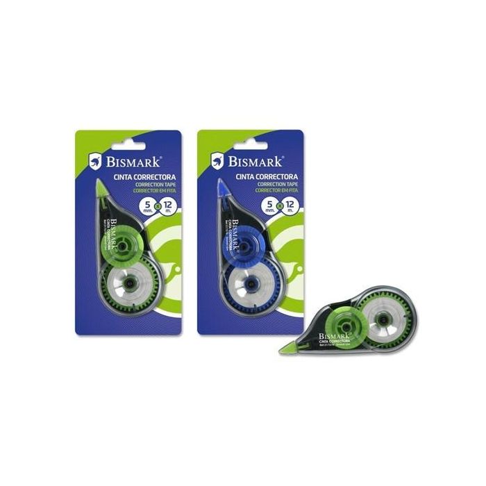 Bismark Cinta Correctora 5 mmx12M Blister Bismark Cinta Correctora 5 mmx12M Blister