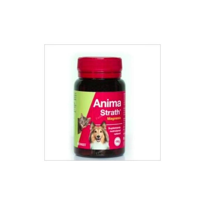 Anima-Strath Fortificante Natural con Magnesio para Perros y Gatos, 120 Comprimidos