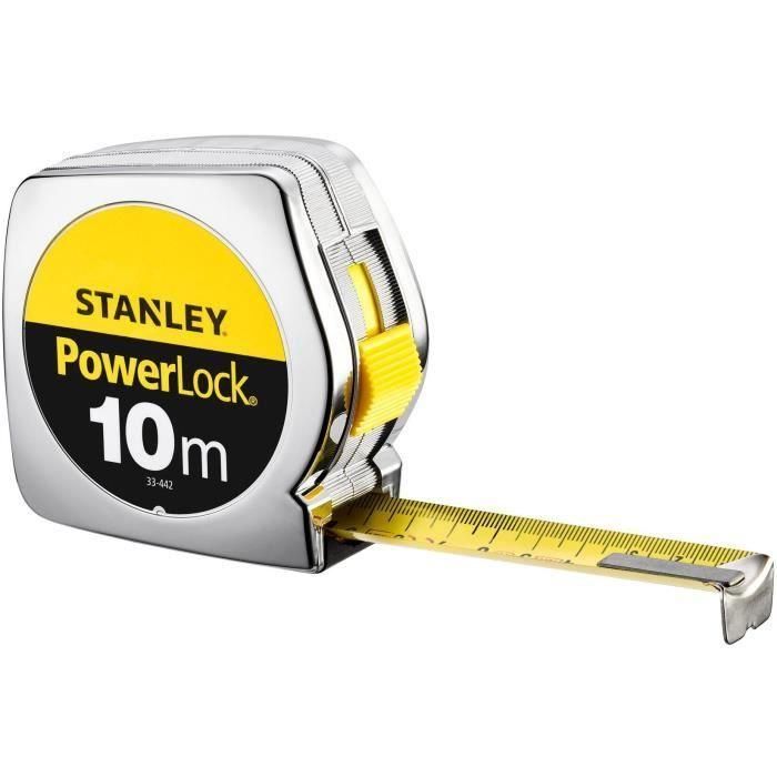 STANLEY 1-33-442 Medida Powerlock Classic ABS, Cinta Métrica de 10 m x 25 mm 2 STANLEY 1-33-442 Medida Powerlock Classic ABS, Cinta Métrica de 10 m x 25 mm 2