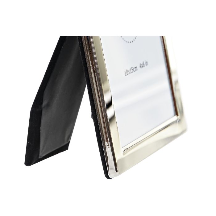 DKD Home Decor Marco de Fotos Tradicional para Fotos 10x15 cm, Material Metal, Color Plateado, Dimensiones Totales 17 x 12 x 2 cm 1 DKD Home Decor Marco de Fotos Tradicional para Fotos 10x15 cm, Material Metal, Color Plateado, Dimensiones Totales 17 x 12 x 2 cm 1