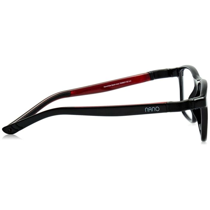 Montura de Gafas Unisex Nanovista NAO3171152SC Negro Rojo 2