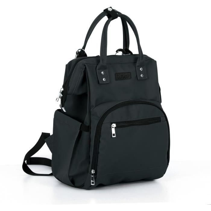 Bolso cambiador TINEO CLASSIC - Forma mochila - Impermeable - Negro 1 Bolso cambiador TINEO CLASSIC - Forma mochila - Impermeable - Negro 1