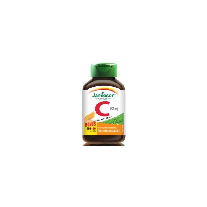 Vitamina C 500Mg. Sabor Naranja 100Comp.Mastic.