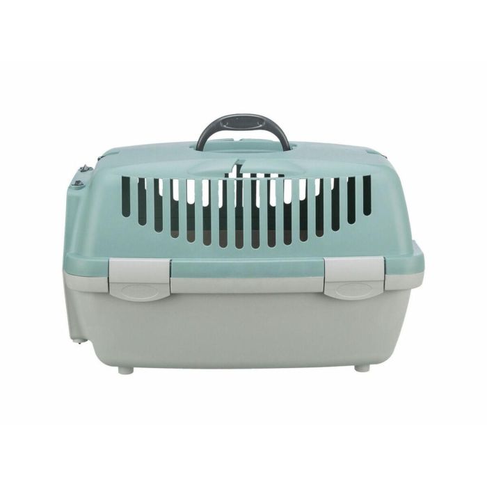 Trixie TRI1742452232493 - Caja de transporte Capri 1 para perro o gato, XS: 32 x 31 x 48 cm, Gris claro / Salvia 3