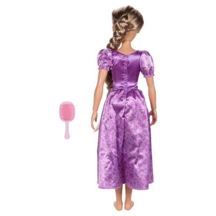 Disney Muñeca Princesa Rapunzel 80 cm, Gran Figura con Atuendo y Cepillo Incluido, Juguete de PVC para Niñas de 3 Años en Adelante. 4 Disney Muñeca Princesa Rapunzel 80 cm, Gran Figura con Atuendo y Cepillo Incluido, Juguete de PVC para Niñas de 3 Años en Adelante. 4