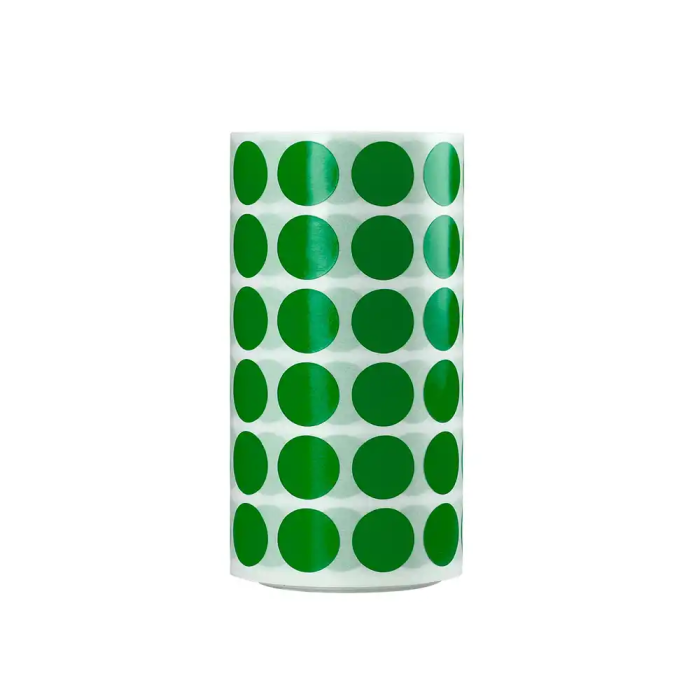 Liderpapel Gomets Autoadhesivos Circulares 15 mm Verde Rollo 2500 Unidades Caja Cartón 5