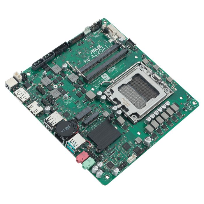 ASUS A620AT-CSM Placa Base para PC Mini ITX con Socket AM5 para Procesadores AMD Ryzen Serie 7000/8000/9000 y Memoria DDR5-SDRAM 5