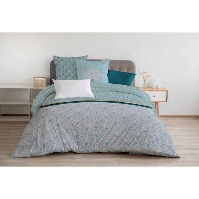 Home Linge Passion Juego Edredón Luxor Algodón 57 Hilos Tejido Muy Apretado 240x260 cm + 2 Fundas Almohada 65x65 cm - Verde Esmeralda y Blanco Home Linge Passion Juego Edredón Luxor Algodón 57 Hilos Tejido Muy Apretado 240x260 cm + 2 Fundas Almohada 65x65 cm - Verde Esmeralda y Blanco