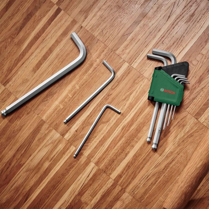 Bosch Juego de llaves Allen 9 piezas BOS4053423302240 3