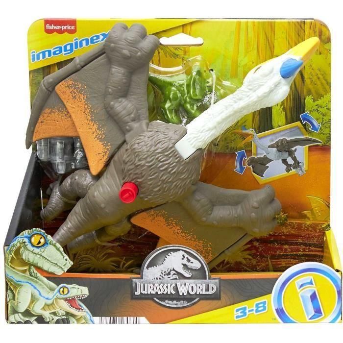 Quetzalcoatlus Bate Alas - Fisher-Price - Hml44 - Figura Imaginext Jurassic World 5