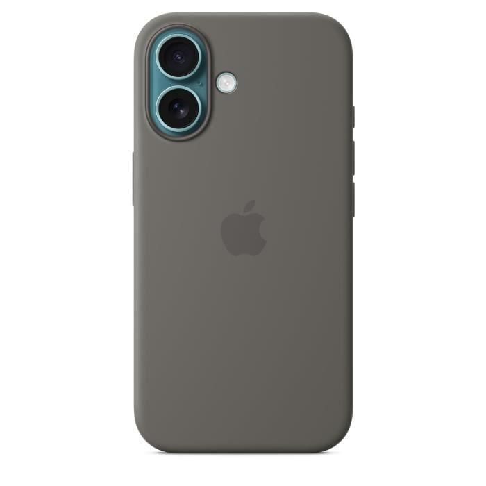 APPLE iPhone 16 - Funda de Silicona con MagSafe - Gris Piedra 1