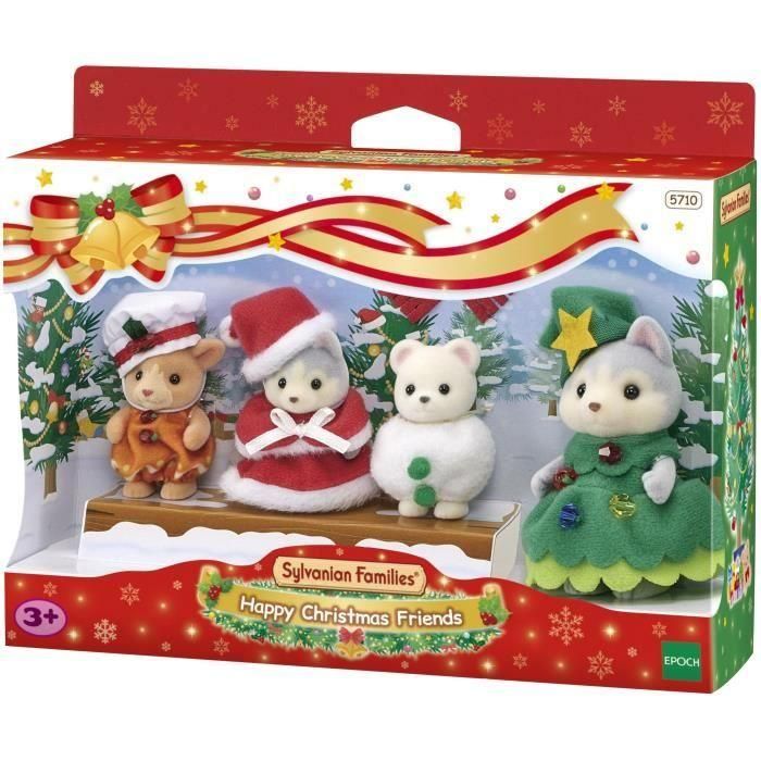 Muñeca - SYLVANIAN FAMILIES - La caja navideña - 4 figuras articuladas 1 Muñeca - SYLVANIAN FAMILIES - La caja navideña - 4 figuras articuladas 1