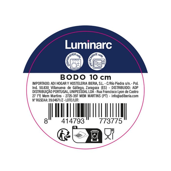 Bol Porcelana Bodo Luminarc 10 cm 2