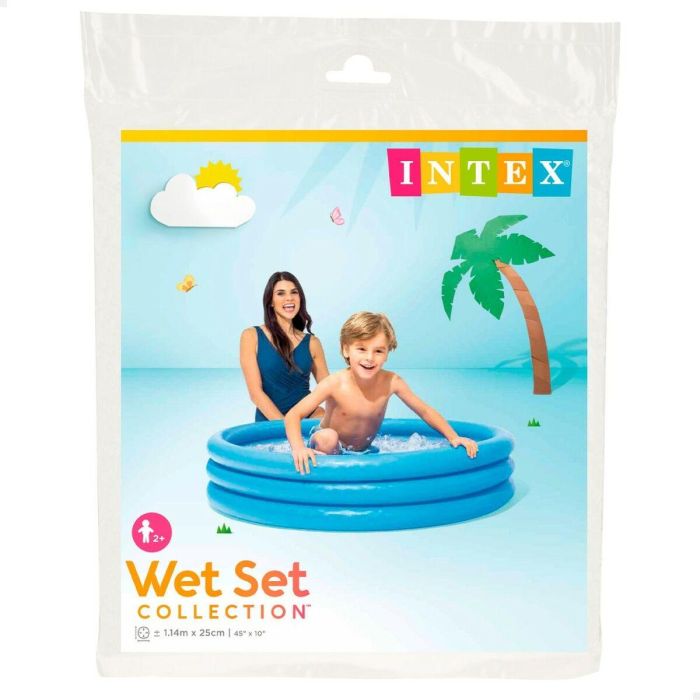 Piscina Hinchable para Niños Intex Azul Aros 156 L 114 x 25 cm (12 Unidades) 1