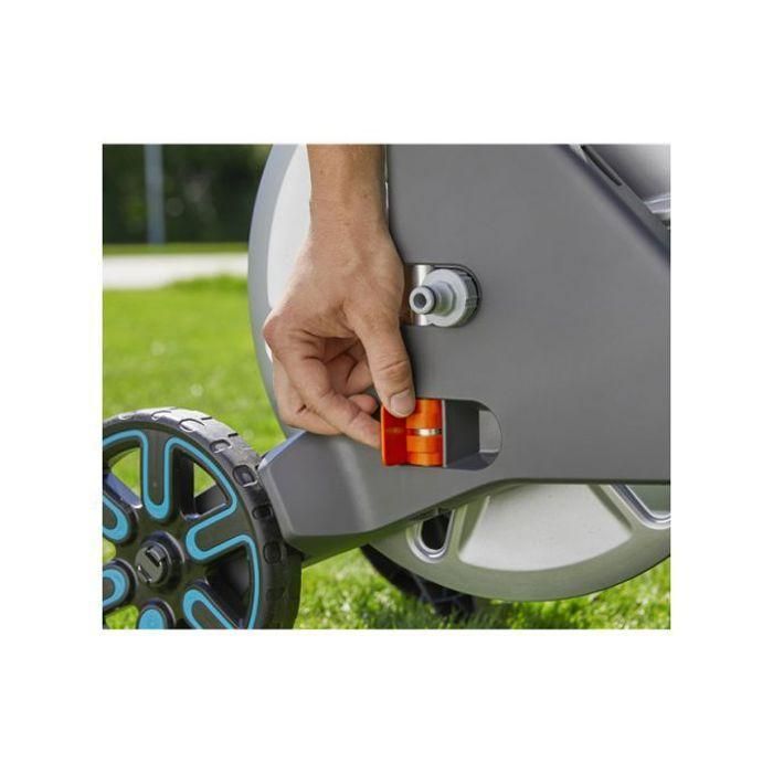 Carrete de manguera de rueda de metal AquaRoll M GARDENA equipado 5 Carrete de manguera de rueda de metal AquaRoll M GARDENA equipado 5