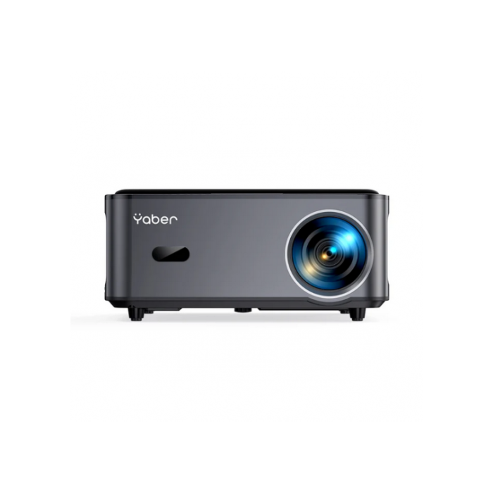 YABER Proyector PRO U6 Full HD 1080P 4K Compatible, Alto Brillo, Contraste 1000:1, Proyección LCD, Gris, N.º de artículo CBK01243, Lámpara 25000 Horas 1