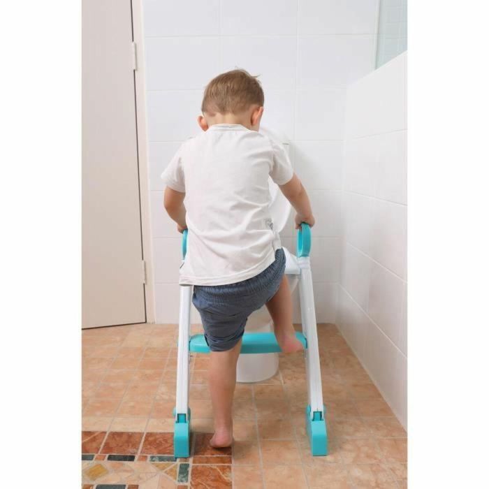 Dreambaby Reductor de Inodoro STEP-UP - Orinal de Entrenamiento - 2 Etapas Ajustables - Aqua - AAAAT52797 3
