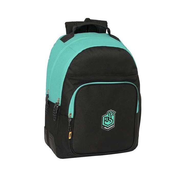 Mochila Escolar Kings League El barrio Negro 32 x 42 x 15 cm