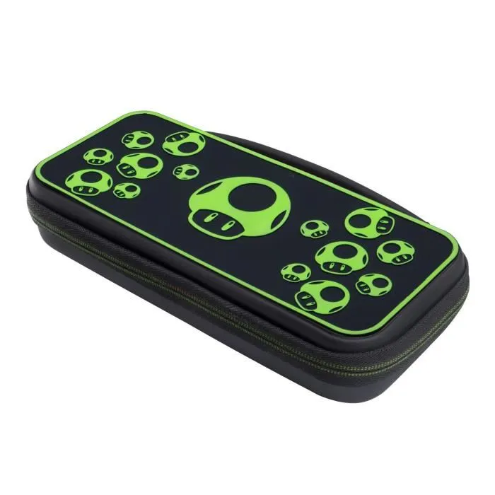 PDP Estuche de transporte PDP 1 UP Glow In The Dark para Nintendo Switch, color negro PDP0708056070076 2