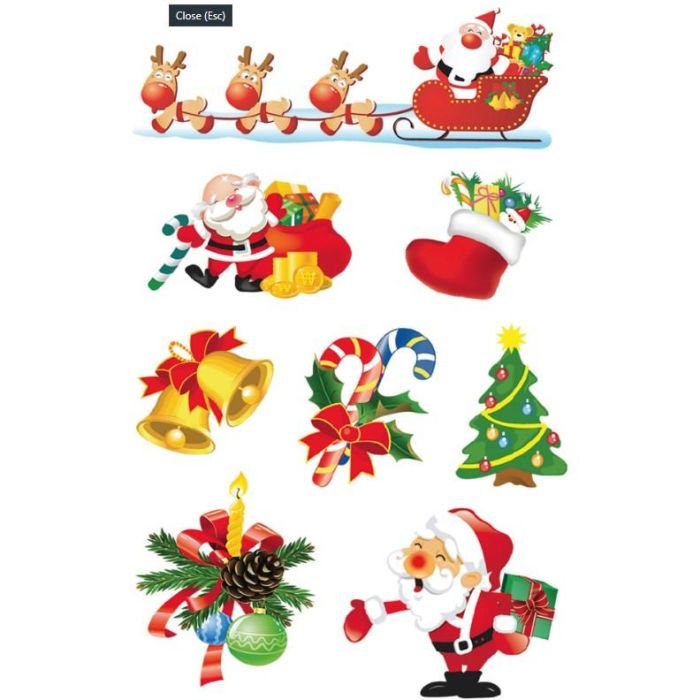 HERMA DECOR WEIHNACHTEN SANTA CLAUS 1