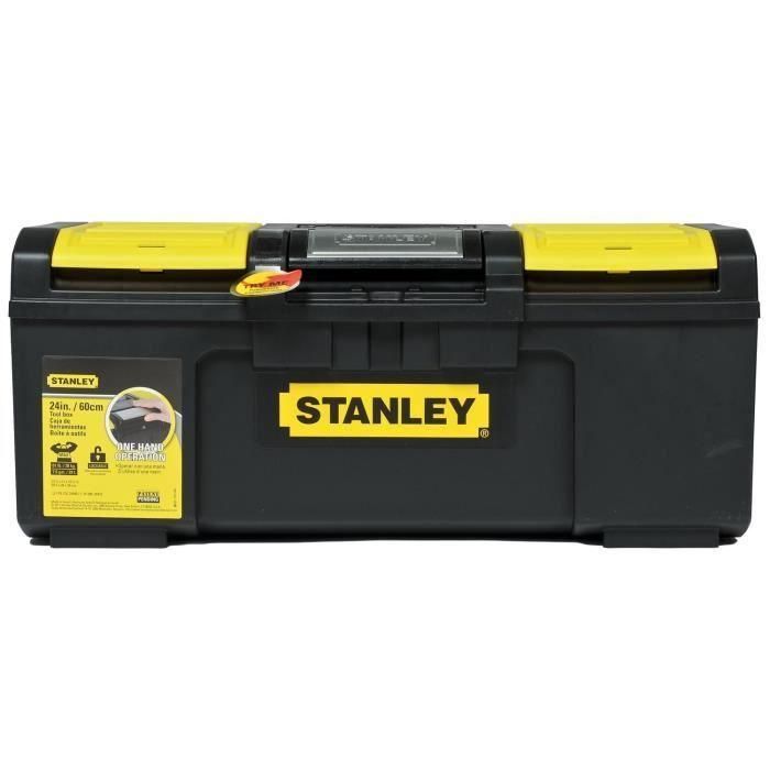 Stanley Caja de Herramientas Vacía 60cm con Apertura TOUCHLATCH 1 Mano, Bandeja y 2 Organizadores 1 Stanley Caja de Herramientas Vacía 60cm con Apertura TOUCHLATCH 1 Mano, Bandeja y 2 Organizadores 1