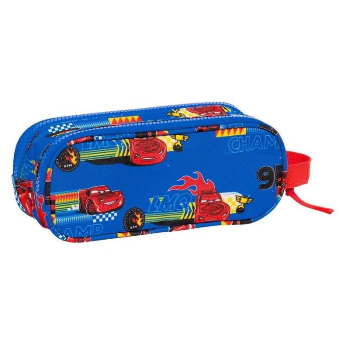 Portatodo Doble Cars Race ready Azul 21 x 8 x 6 cm 1