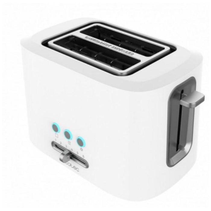 Cecotec 03188 Tostadora para 2 Rebanadas, 980W de Potencia, Color Blanco con Carcasa de Plástico Cecotec 03188 Tostadora para 2 Rebanadas, 980W de Potencia, Color Blanco con Carcasa de Plástico
