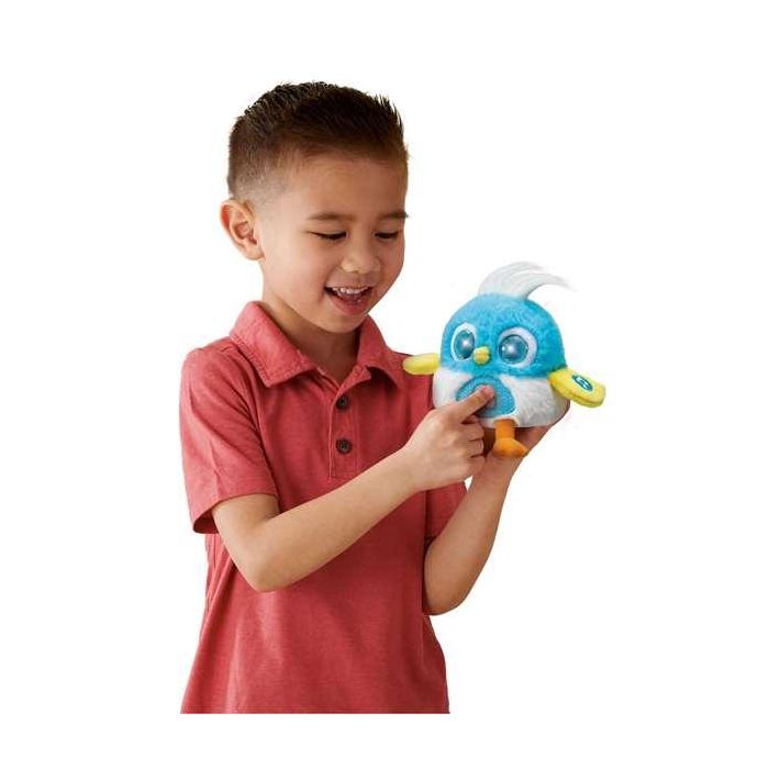 Peluche interactivo lolibirds lolito azul con voz y grabadora. 17,5x11,6x19,1 cm 9