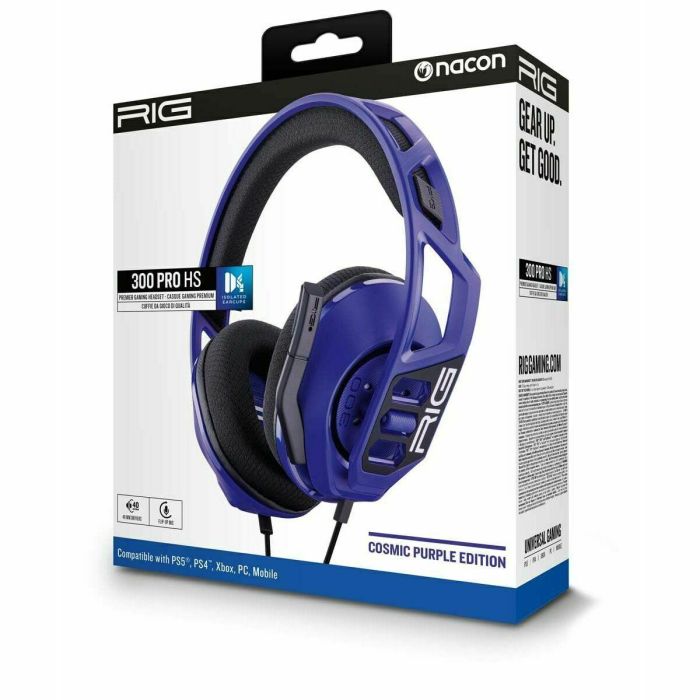 Auriculares con Micrófono Gaming Rig Gaming RIG300PROHSCOSM Morado Púrpura 1