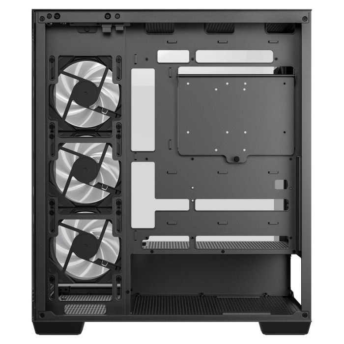 DeepCool CG580 4F, Midi Tower, ATX, ITX, micro ATX, Negro, 7 Ranuras, 3 Ventiladores, 140mm, 41cm GPU, 21cm PSU, 17.6cm CPU