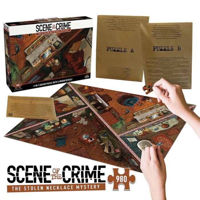 Goliath bv Juego Mesa Puzzle Escena Del Crimen Misterio Policía Robo Collar