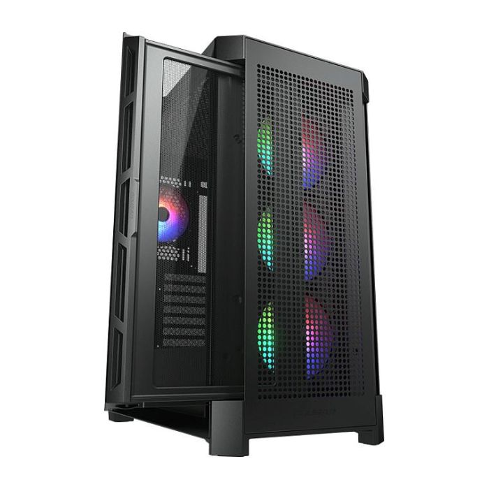 Cougar CGR-5AD1B-RGB Midi Tower PC Negro ARGB Schwarz