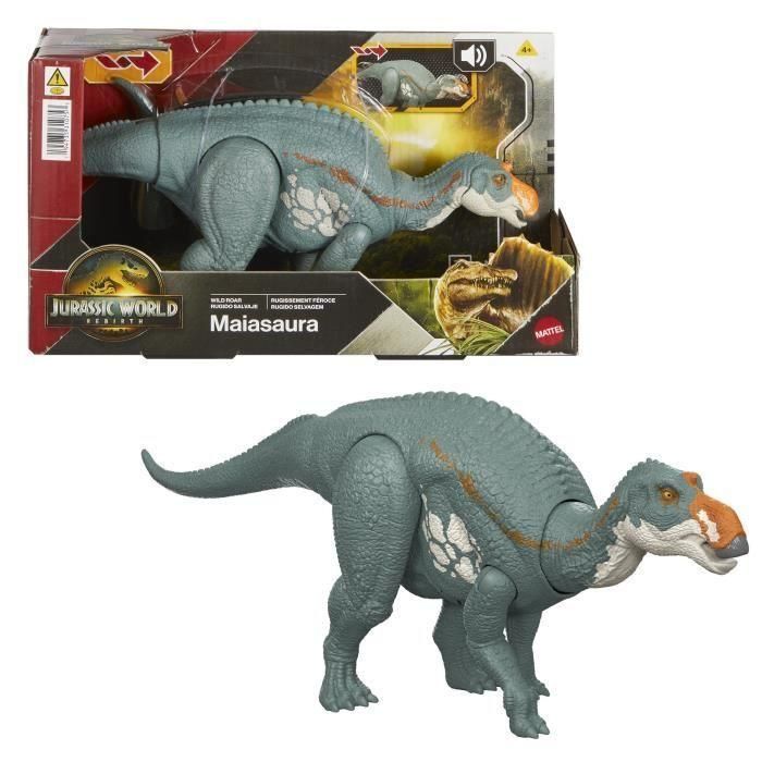 Jurassic World MATJGC82 Dinosaurio Maiasaura Figura de Acción con Sonido Colección Saga