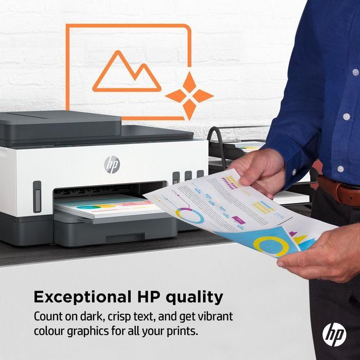 HP Multifunción Smart Tank 7305 28B75A | Impresora WiFi Dúplex ADF Recargable Blanca 8