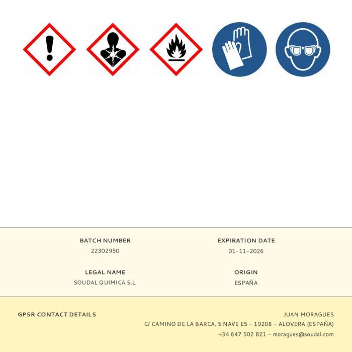 Soudal Espuma para teja pistola roja 750 ml - Espuma de poliuretano resistente al hielo, calor y viento 1 Soudal Espuma para teja pistola roja 750 ml - Espuma de poliuretano resistente al hielo, calor y viento 1